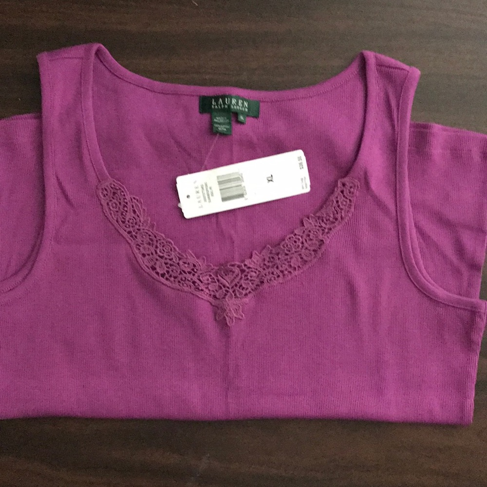 Lauren Ralph Lauren ribbed tank top
